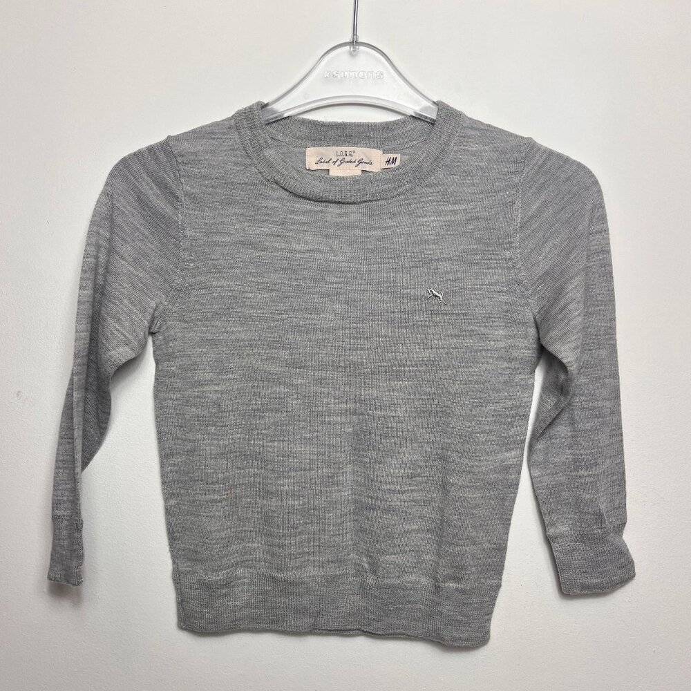 H&M grey kids sweater 2-4 years